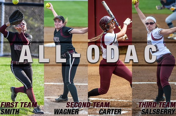 Four RC Softball Standouts Named All-ODAC