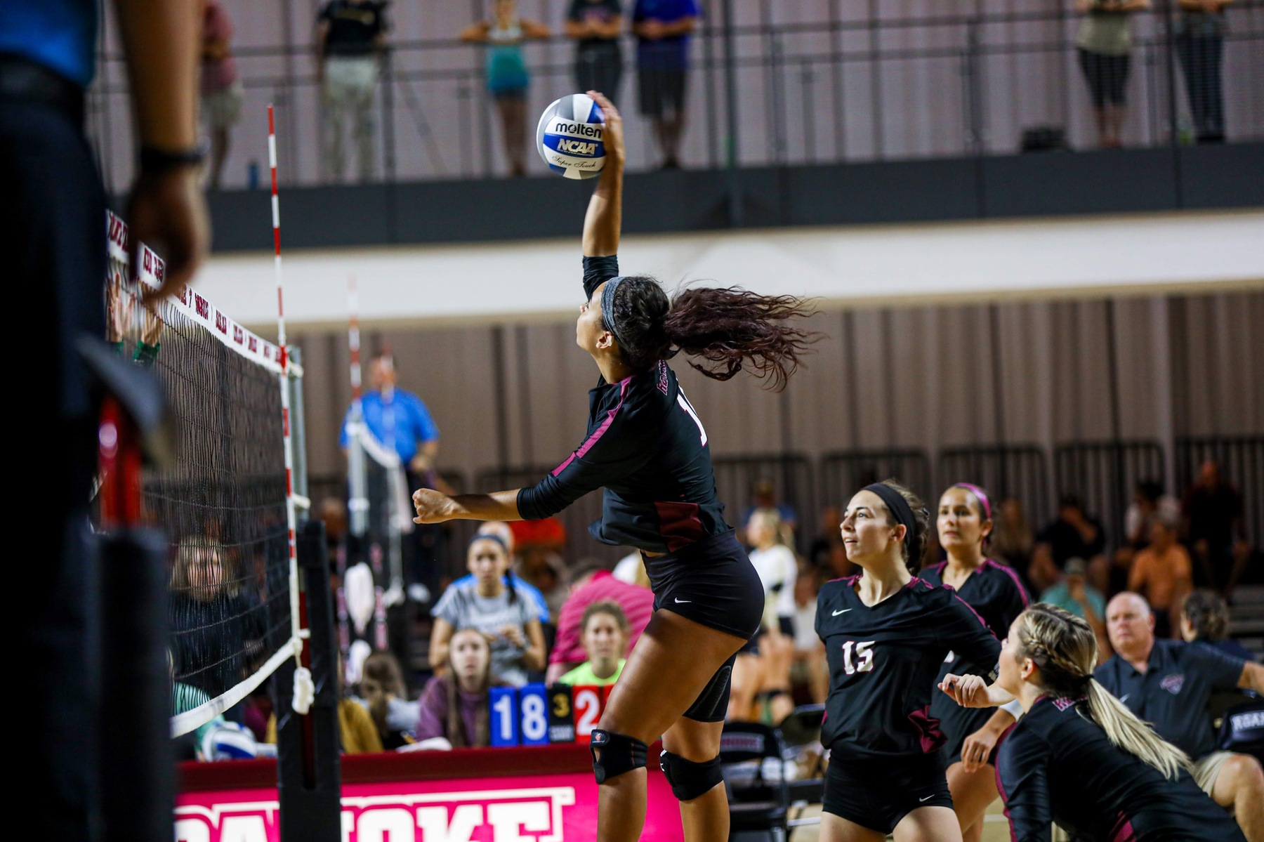 action photo of RC volleyball player Telia Harris