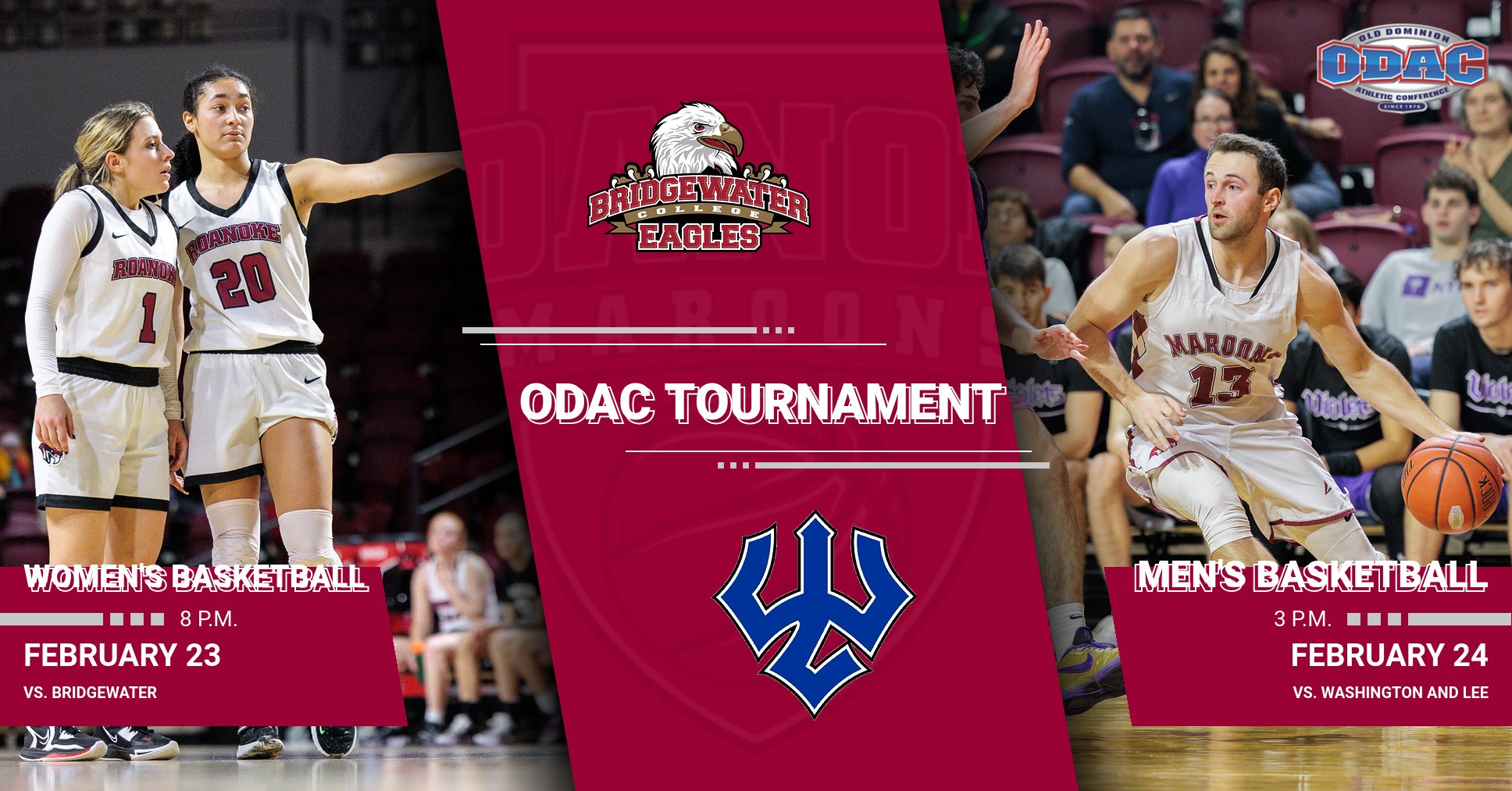 Come Out and Catch the Exciting Maroon Basketball Action at the 2023 ODAC Tournament