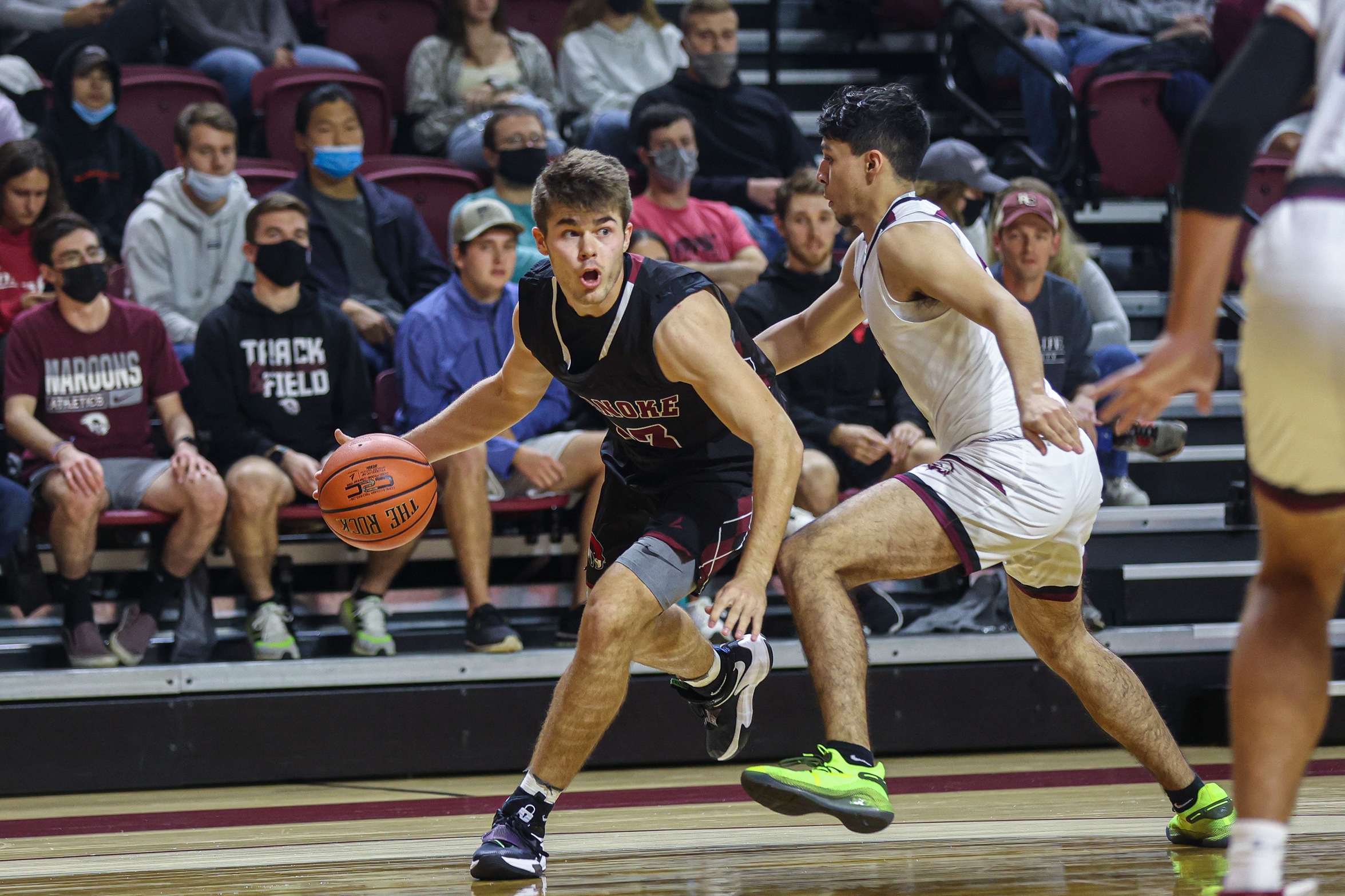 Marcus Morgan's Double-Double Leads Maroons to Win Over Whitworth, 89-86
