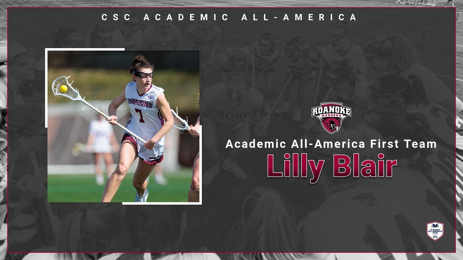 Lilly Blair Named Academic All-American