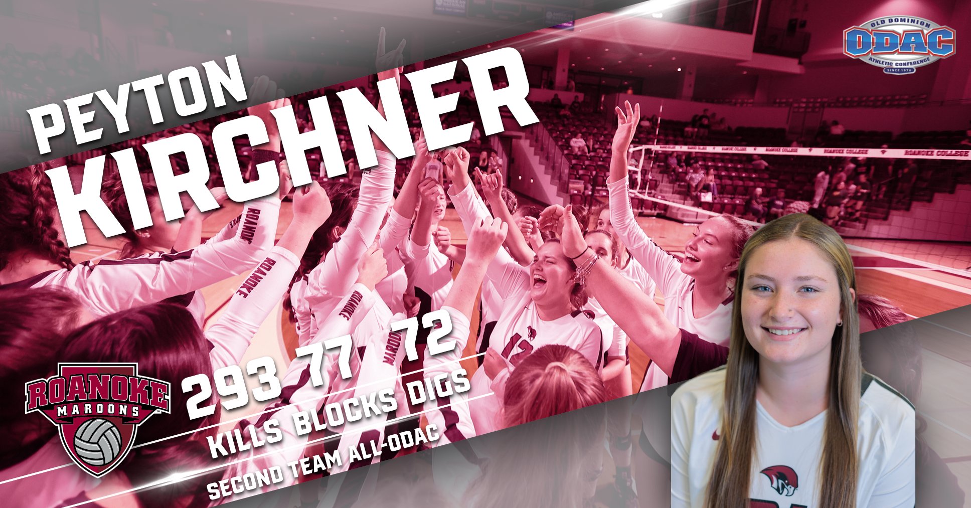 Kirchner Named Second Team All-ODAC
