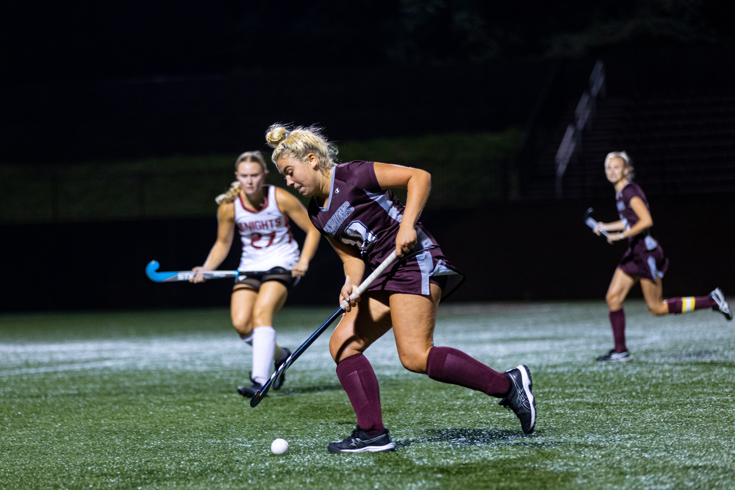action photo of RC field hockey player Grace Vernarelli