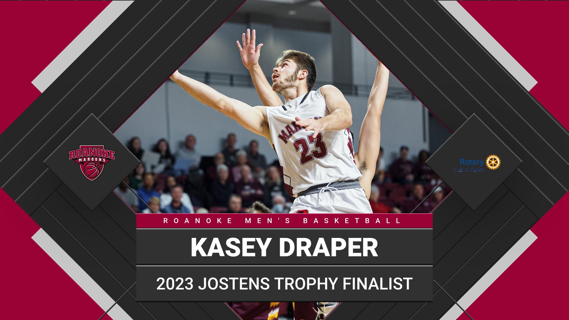 Draper Named a Finalist for Prestigious Jostens Trophy